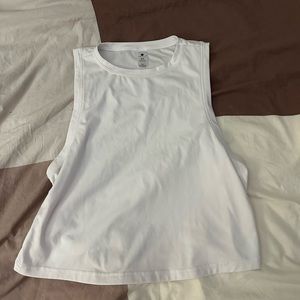 White “Yogalicious” workout top